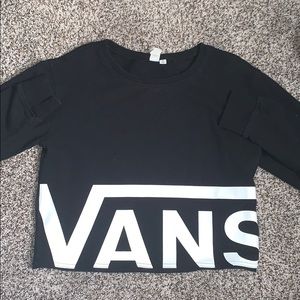 VANS CROPPED SWEATSHIRT